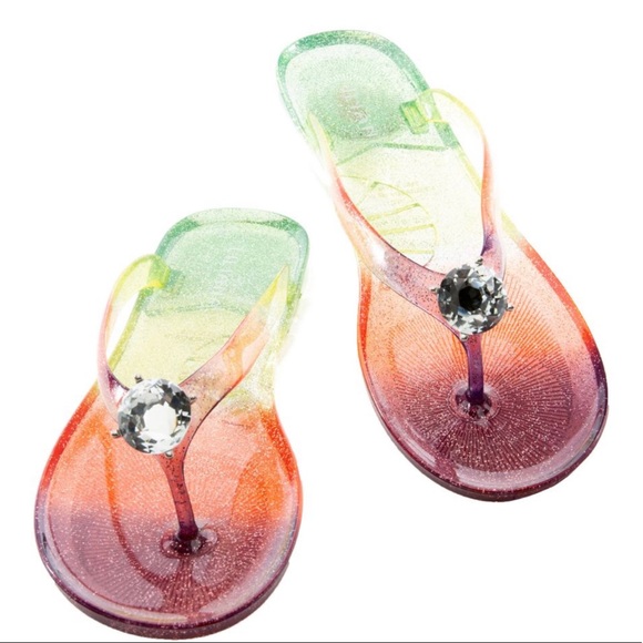 Liliana Jelli Diamond Flip Flops - Picture 5 of 6